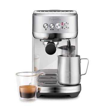 Breville The Bambino Plus Espresso Machine, Stainless Steel-BES500